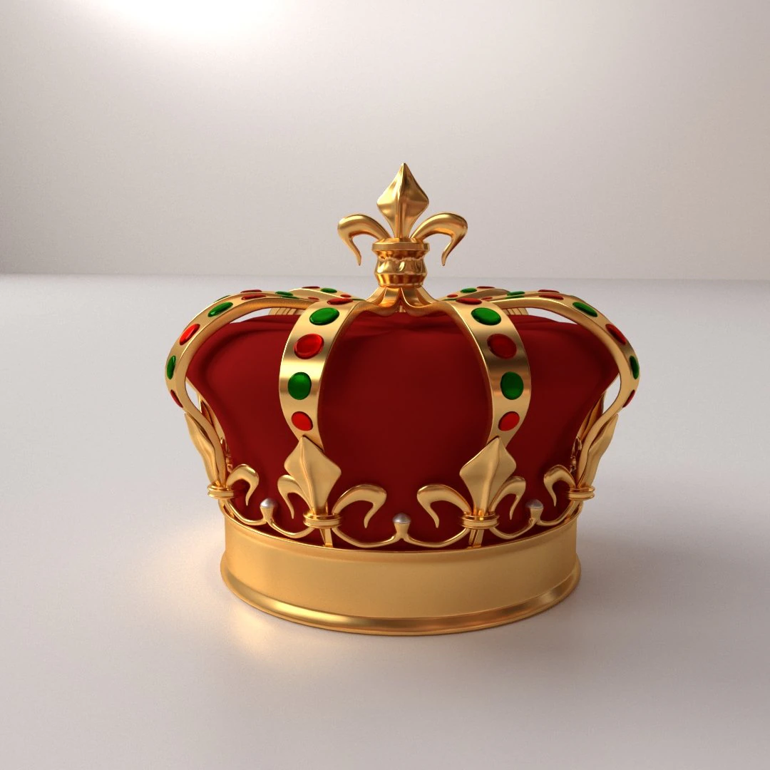 crown v2 3D Model .c4d .max .obj .3ds .fbx .stl .blend 