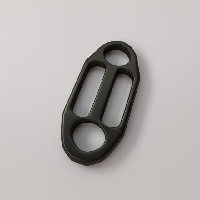 belay device v4 3D Model .c4d .max .obj .3ds .fbx .stl .blend 