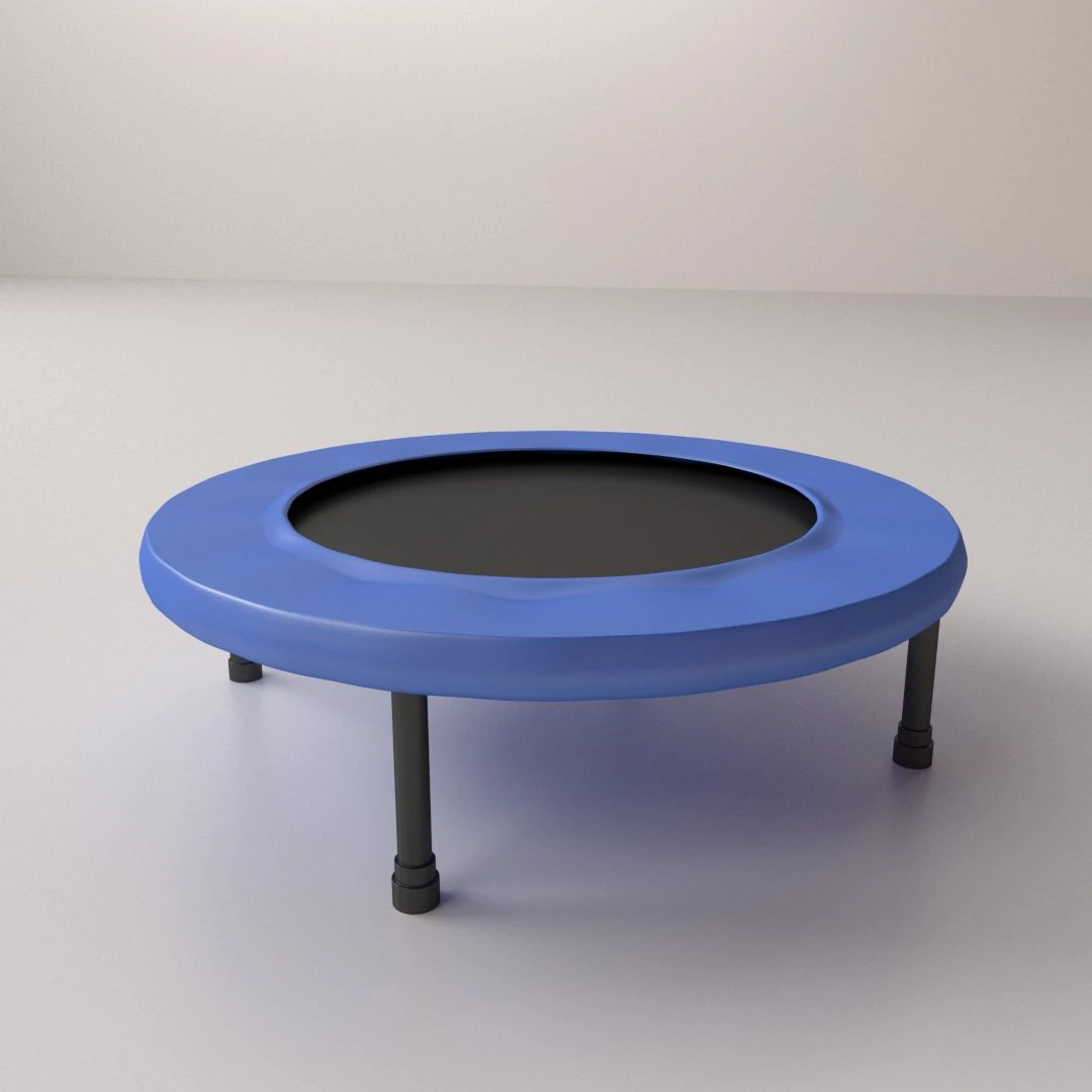 trampoline 3D Model .c4d .max .obj .3ds .fbx .stl .blend 