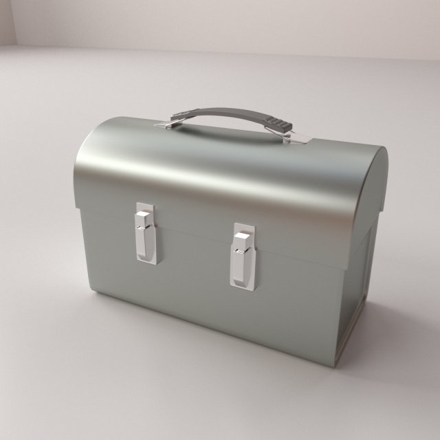 lunch box Modelo 3D .c4d .max .obj .3ds .fbx .stl .blend 