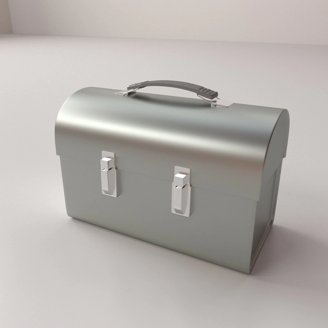 lunch box 3D Model .c4d .max .obj .3ds .fbx .stl .blend 