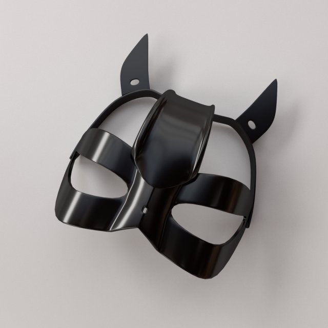 cat mask 3D-Modell .c4d .max .obj .3ds .fbx .stl .blend 