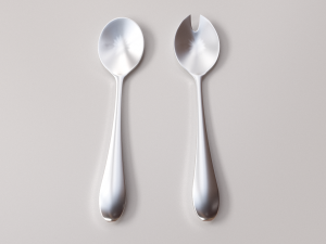 salad server set Modèle 3D