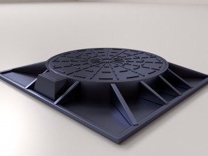 manhole cover Modelo 3D