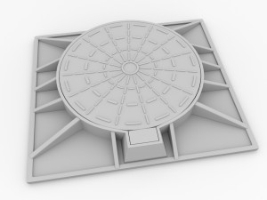 manhole cover Modelo 3D