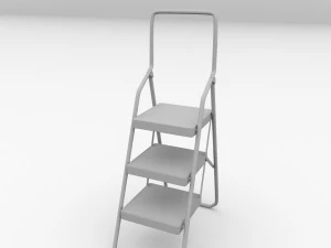 step ladders 3D Model