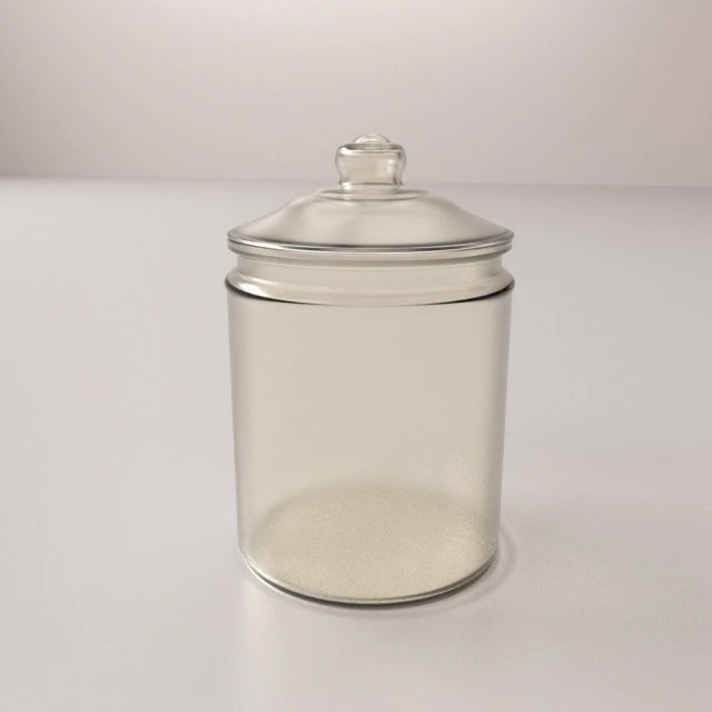 słoik z ciasteczkami Model 3D .c4d .max .obj .3ds .fbx .stl .blend 