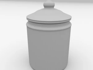 słoik z ciasteczkami Model 3D