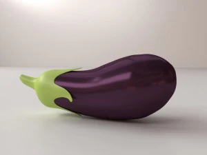 aubergine 3D Model