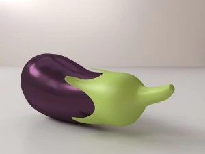 aubergine 3D Model