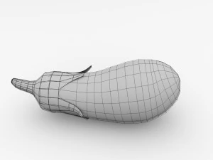 aubergine 3D Model