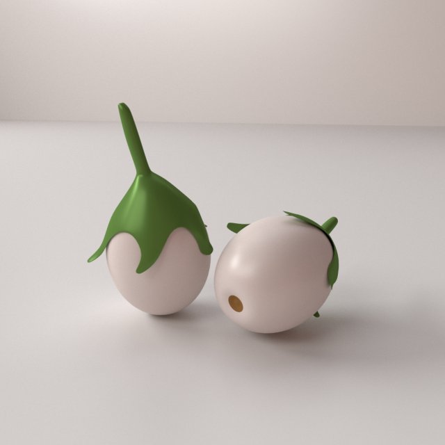 eggplant Modelo 3D .c4d .max .obj .3ds .fbx .stl .blend 