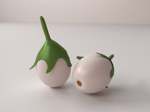 eggplant 3D Model