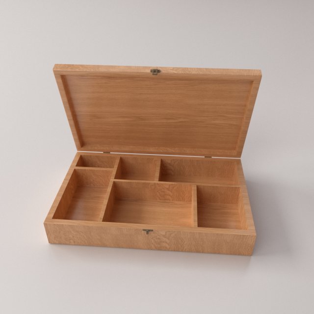 wooden box 3Dモデル .c4d .max .obj .3ds .fbx .stl .blend 
