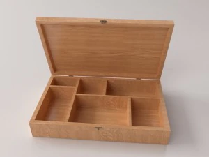caja de madera Modelo 3D