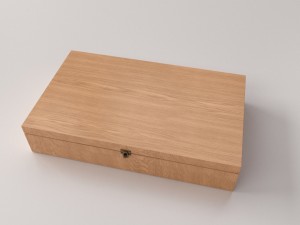 wooden box 3Dモデル
