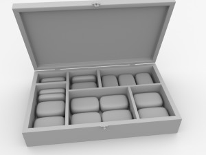 massage stone 3D Модель