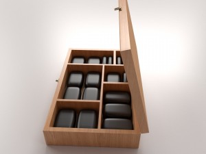 massage stone 3D Модель