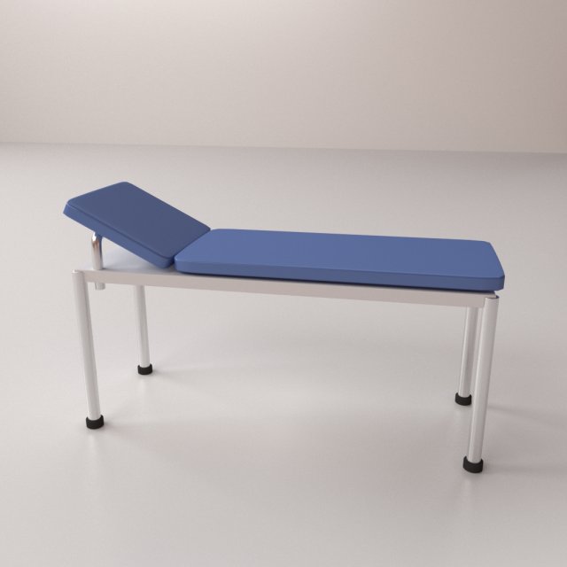 examination table Modello 3D .c4d .max .obj .3ds .fbx .stl .blend 