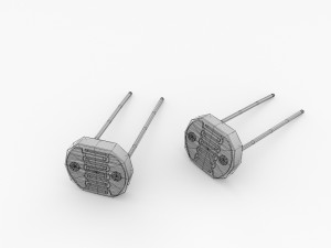 photoresistor 3Dモデル