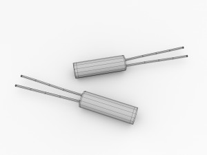 crystal oscillator 3D-Modell