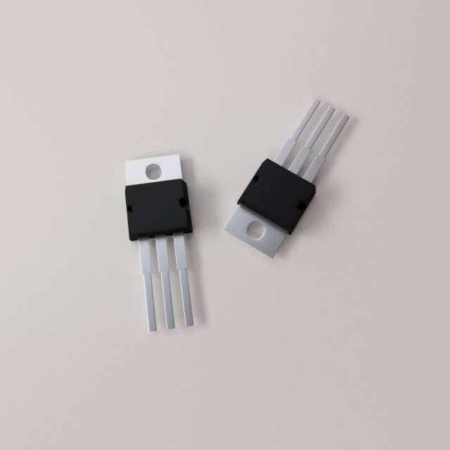 voltage regulator 3D 모델 .c4d .max .obj .3ds .fbx .stl .blend 
