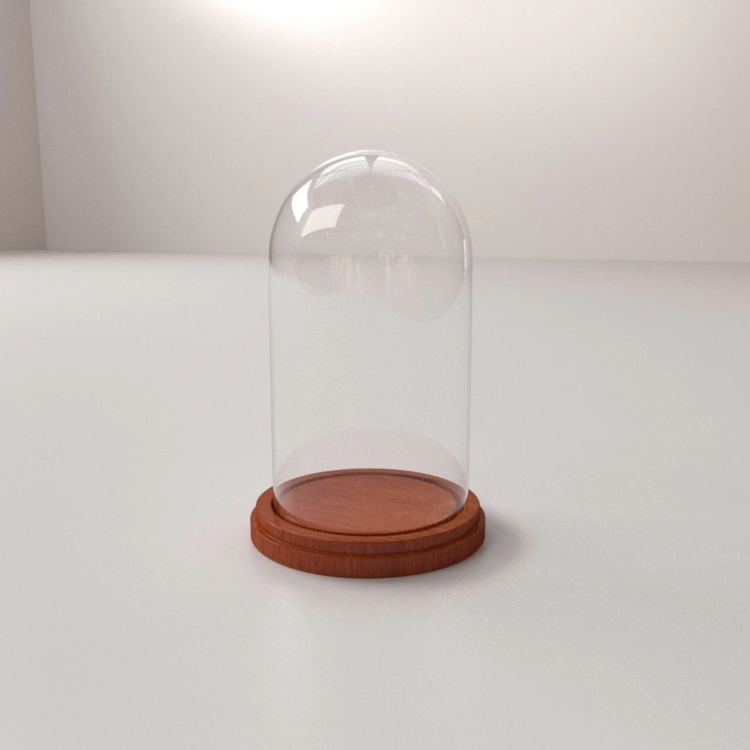 dome glass 3D Model .c4d .max .obj .3ds .fbx .stl .blend 