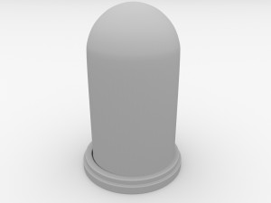 dome glass Modello 3D