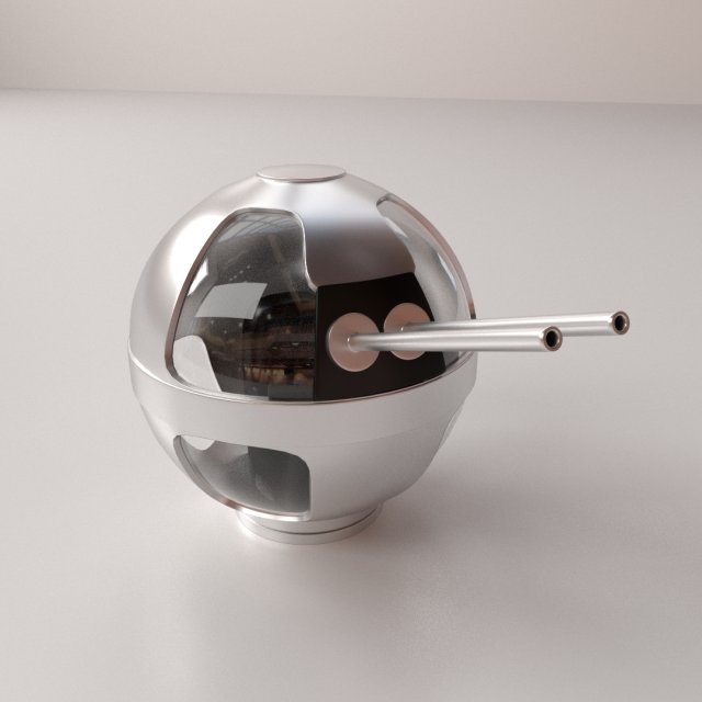 turret 3D 模型 .c4d .max .obj .3ds .fbx .stl .blend 