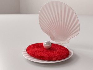 pearl clamp Model 3D