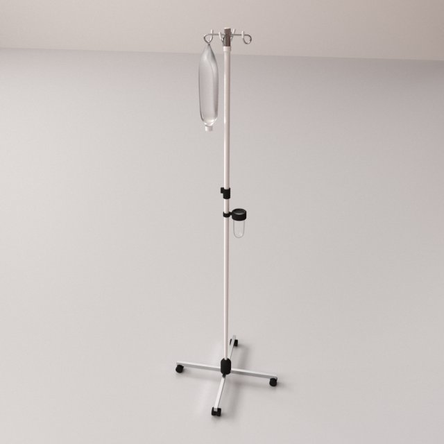 iv pole Model 3D .c4d .max .obj .3ds .fbx .stl .blend 