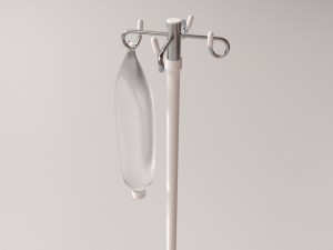 iv pole Model 3D