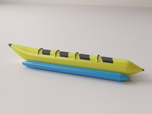 banana boat 3D-Modell