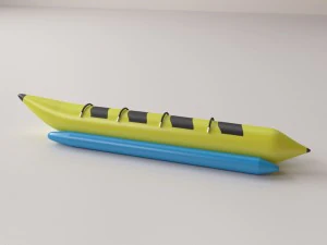 perahu pisang Model 3D