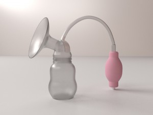 manual breast pump 3Dモデル