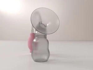 manual breast pump 3D Model