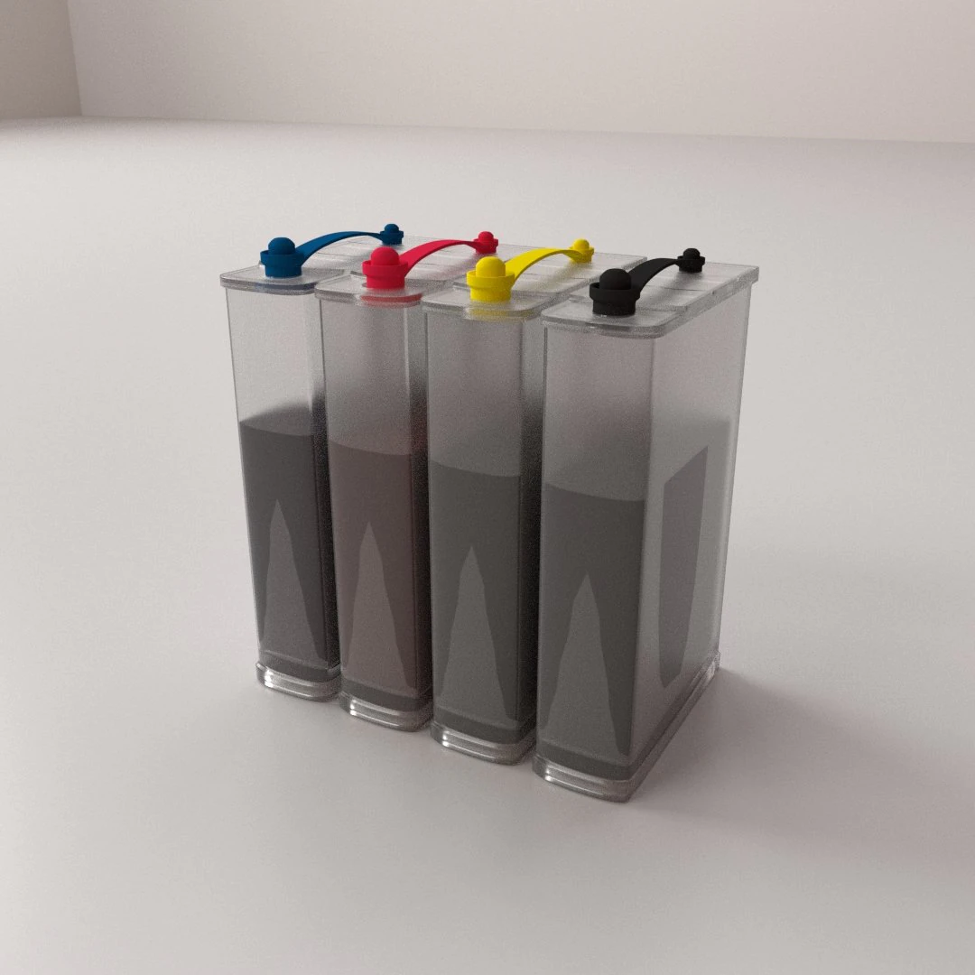 continuous ink system 3D Model .c4d .max .obj .3ds .fbx .stl .blend 
