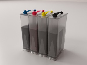 continuous ink system 3D Model