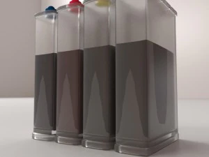 continuous ink system 3D Model