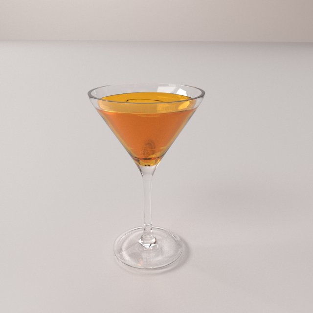 glass with drink Modèle 3D .c4d .max .obj .3ds .fbx .stl .blend 