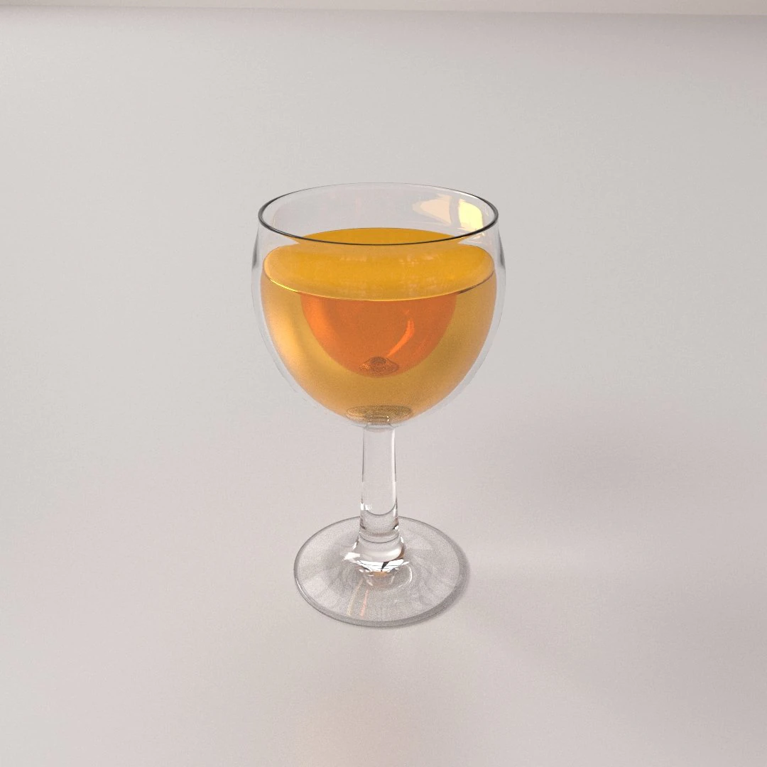 glass with drink v3 3D Model .c4d .max .obj .3ds .fbx .stl .blend 