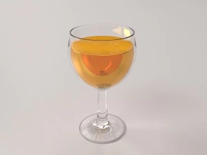 vaso con bebida v3 Modelo 3D
