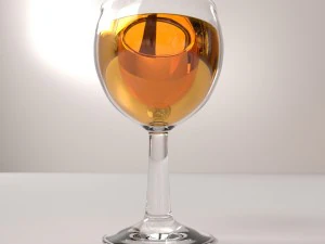 glass with drink v3 3D Model