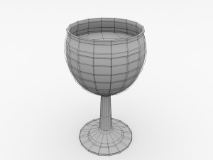 glass with drink v3 Modelo 3D