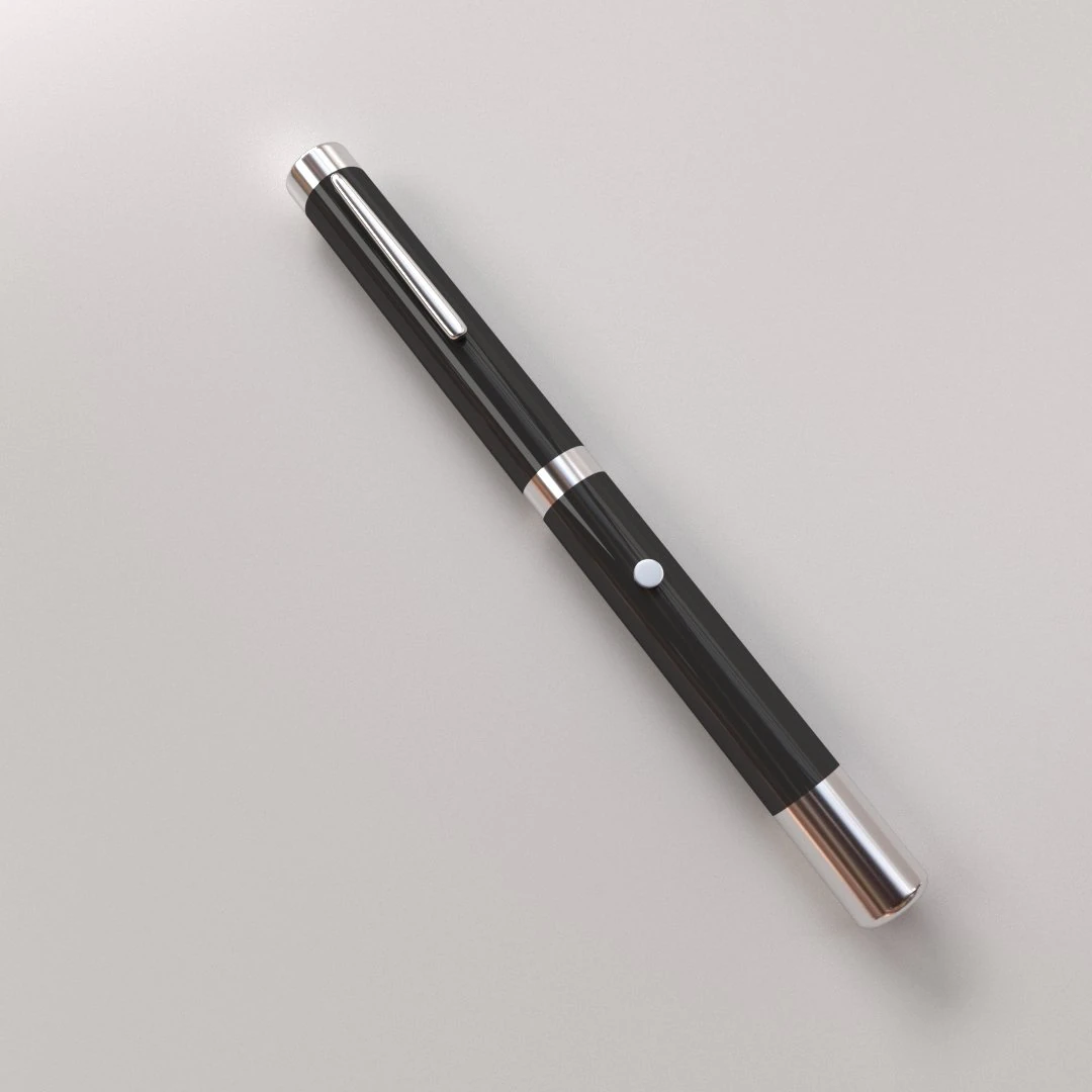 laser pointer 3D Model .c4d .max .obj .3ds .fbx .stl .blend