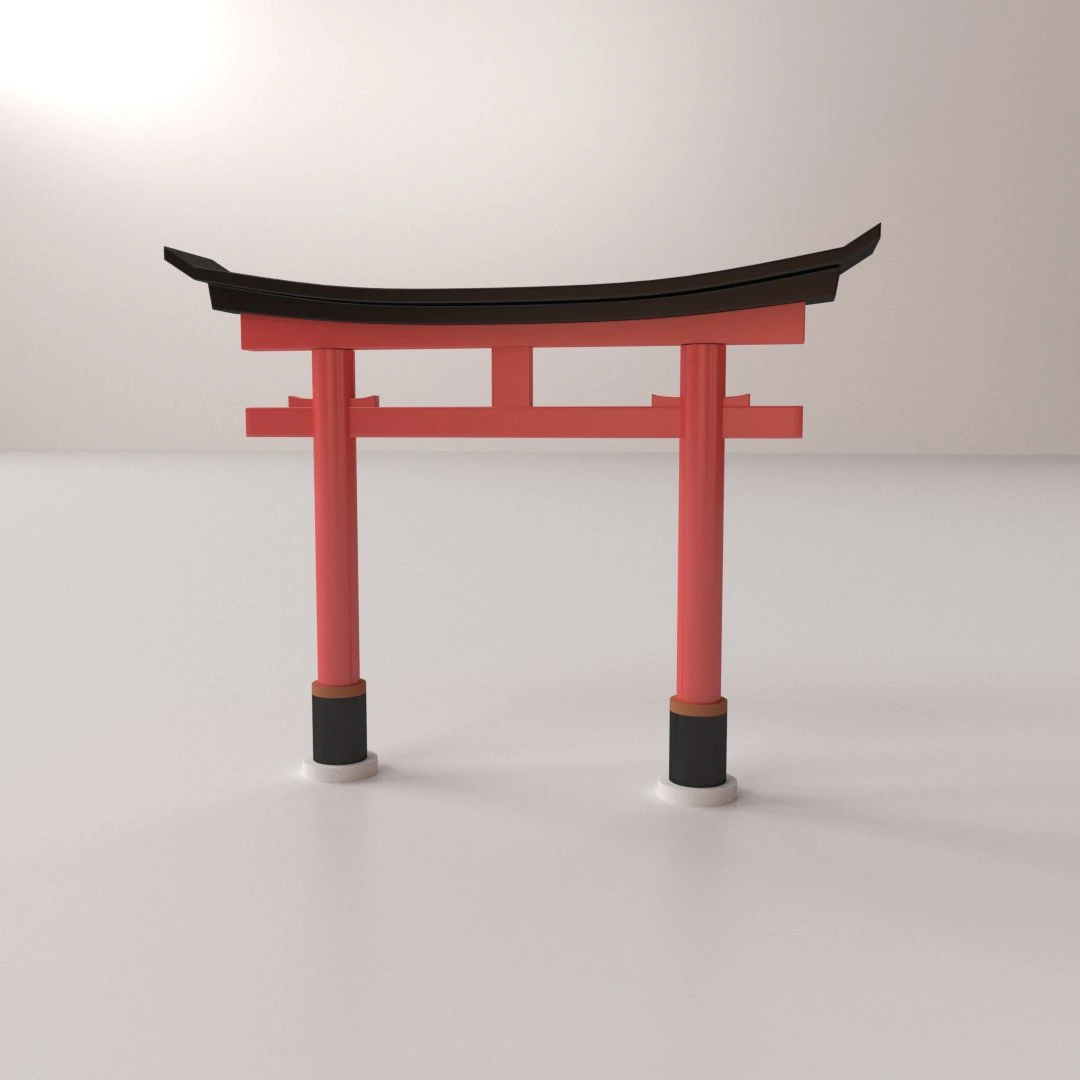 torii Modelo 3D .c4d .max .obj .3ds .fbx .stl .blend 