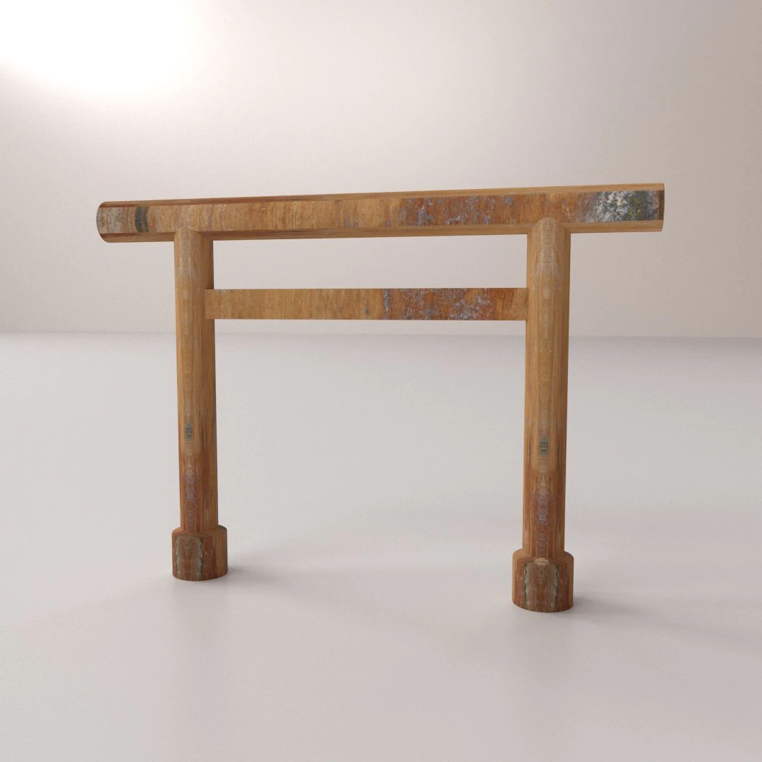 shinmei torii 3D Model .c4d .max .obj .3ds .fbx .stl .blend