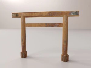 神明鳥居 3Dモデル