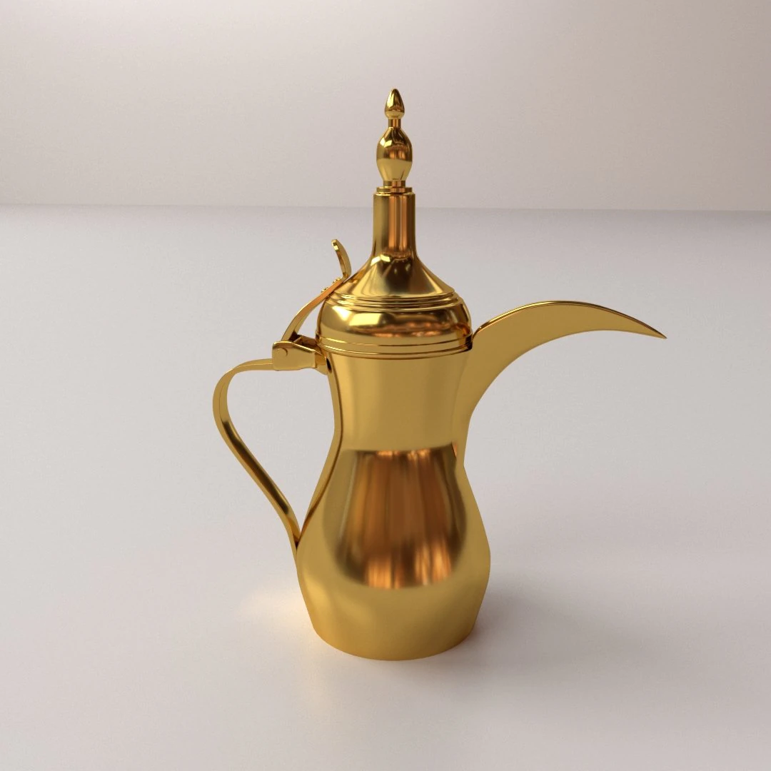 dallah 3D Model .c4d .max .obj .3ds .fbx .stl .blend 