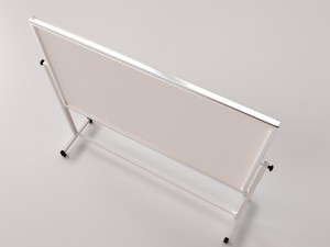 whiteboard with stand 3D Model